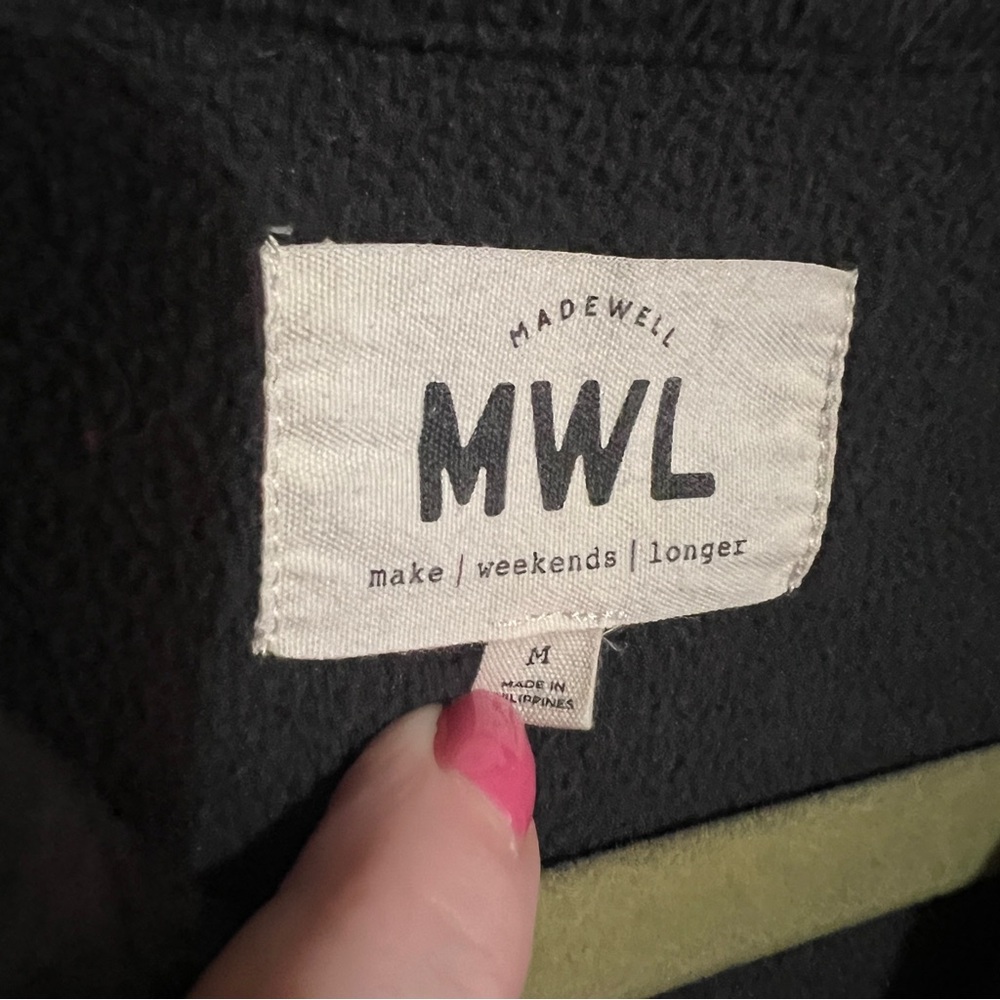Madewell MWL Fleecelayer Shirt-Jacket M - Picture 3 of 11